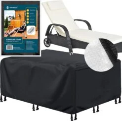 Housse De Chaise De Jardin Springos| Chaises De Jardin | Housse De Chaise De Jardin | Étanche | 200 X 68 X 70 Cm | Noir -Jardin Meubles Magasin 1200x1186 31