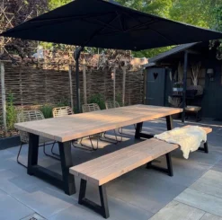 Salon De Jardin Douglas | Table De Jardin 280 X 90 + Banc De Jardin - Pieds En U En Acier + Forfait Maintenance Temporaire Gratuite - Montage Compris 7 Salon De Jardin Douglas | Table De Jardin 280 X 90 + Banc De Jardin - Pieds En U En Acier + Forfait Maintenance Temporaire Gratuite - Montage Compris -Jardin Meubles Magasin 1200x1188 13