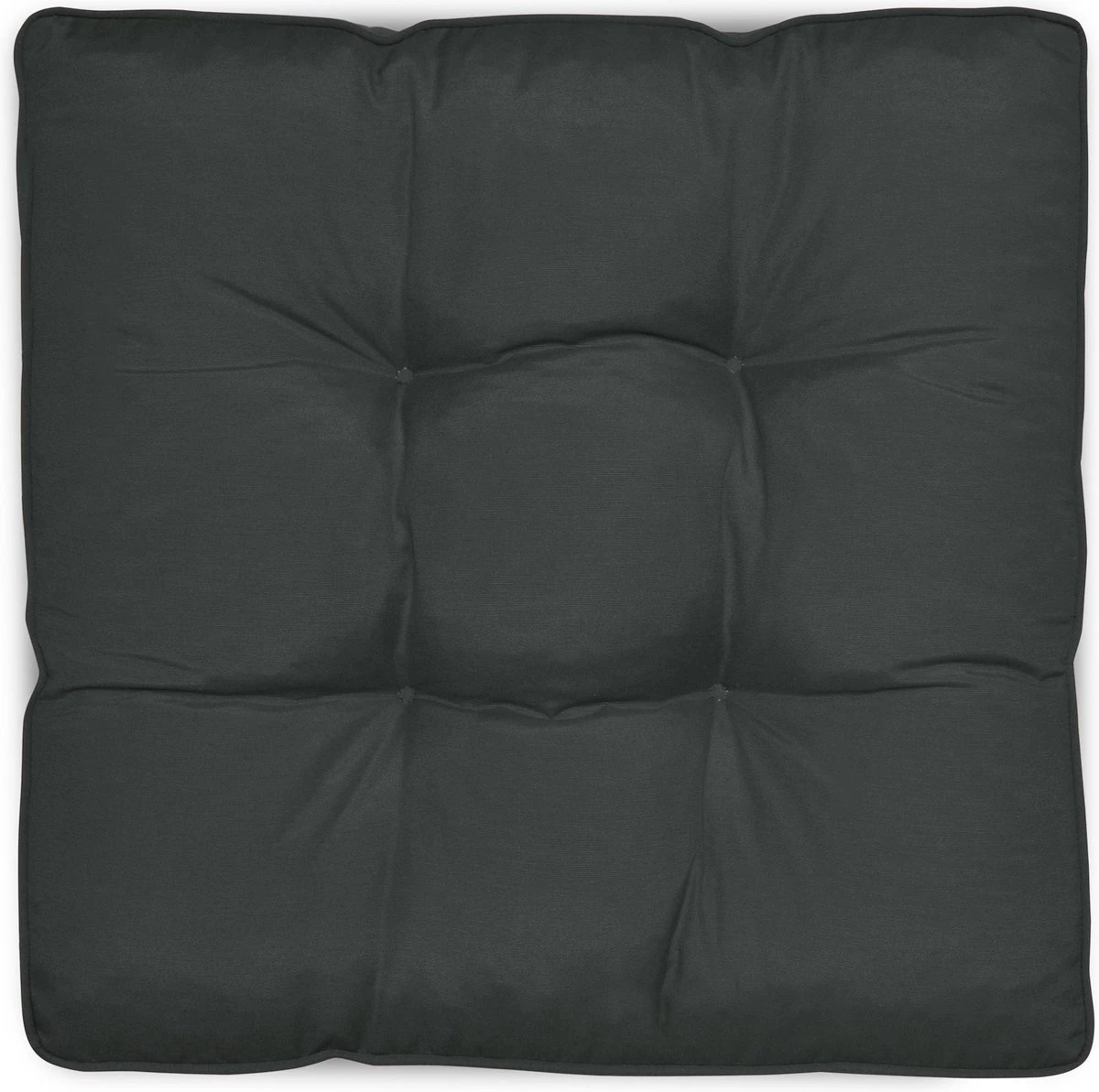 Beautissu Coussin D' Plein Air Résistant à L'eau 60x60x10 Cm - Coussin D'assise Coussin Grijs Pour Salon De Mobilier De Jardin - Flair Lounge 2 Beautissu Coussin D' Plein Air Résistant à L'eau 60x60x10 Cm - Coussin D'assise Coussin Grijs Pour Salon De Mobilier De Jardin - Flair Lounge – Image 2