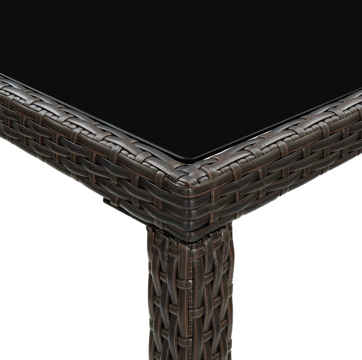 La Dolce Vita - Table De Jardin 7 Pièces Avec Chaises - Meuble Bar - Meuble Bar - Meuble D'angle Bar - Table Haute Avec Tabourets - Ensemble Bistro Avec Table Et Chaises Avec Coussins Poly Rotin Marron 2 La Dolce Vita - Table De Jardin 7 Pièces Avec Chaises - Meuble Bar - Meuble Bar - Meuble D'angle Bar - Table Haute Avec Tabourets - Ensemble Bistro Avec Table Et Chaises Avec Coussins Poly Rotin Marron – Image 2