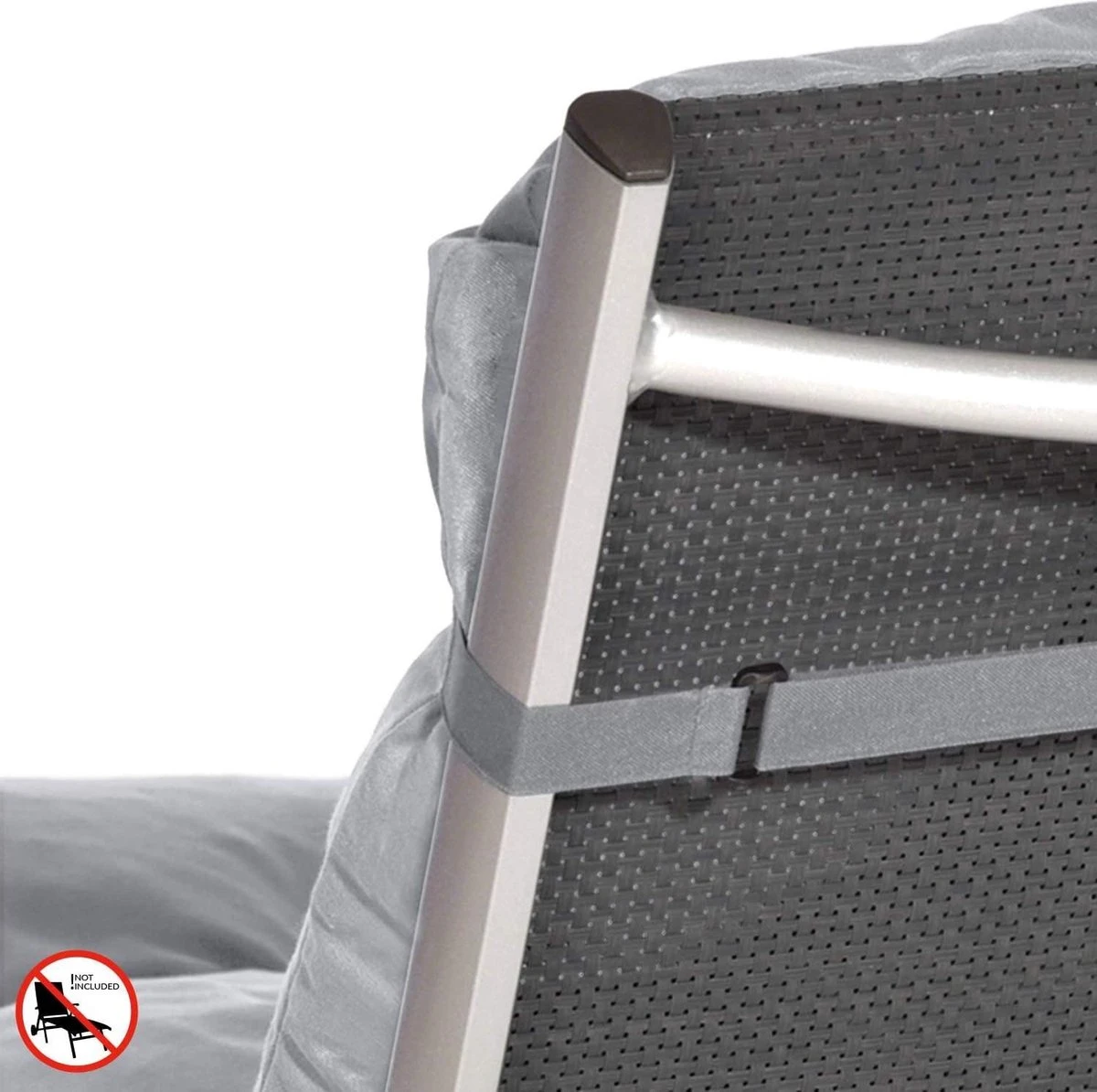 Beautissu Cushion Garden Cushion Lounger -Coussin De Bronzage Pour Salon De Jardin 190x60x8 Cm Grijs - Coussins De Jardin En Matelas Qualité Coussin - Flair RL 5 Beautissu Cushion Garden Cushion Lounger -Coussin De Bronzage Pour Salon De Jardin 190x60x8 Cm Grijs - Coussins De Jardin En Matelas Qualité Coussin - Flair RL – Image 5