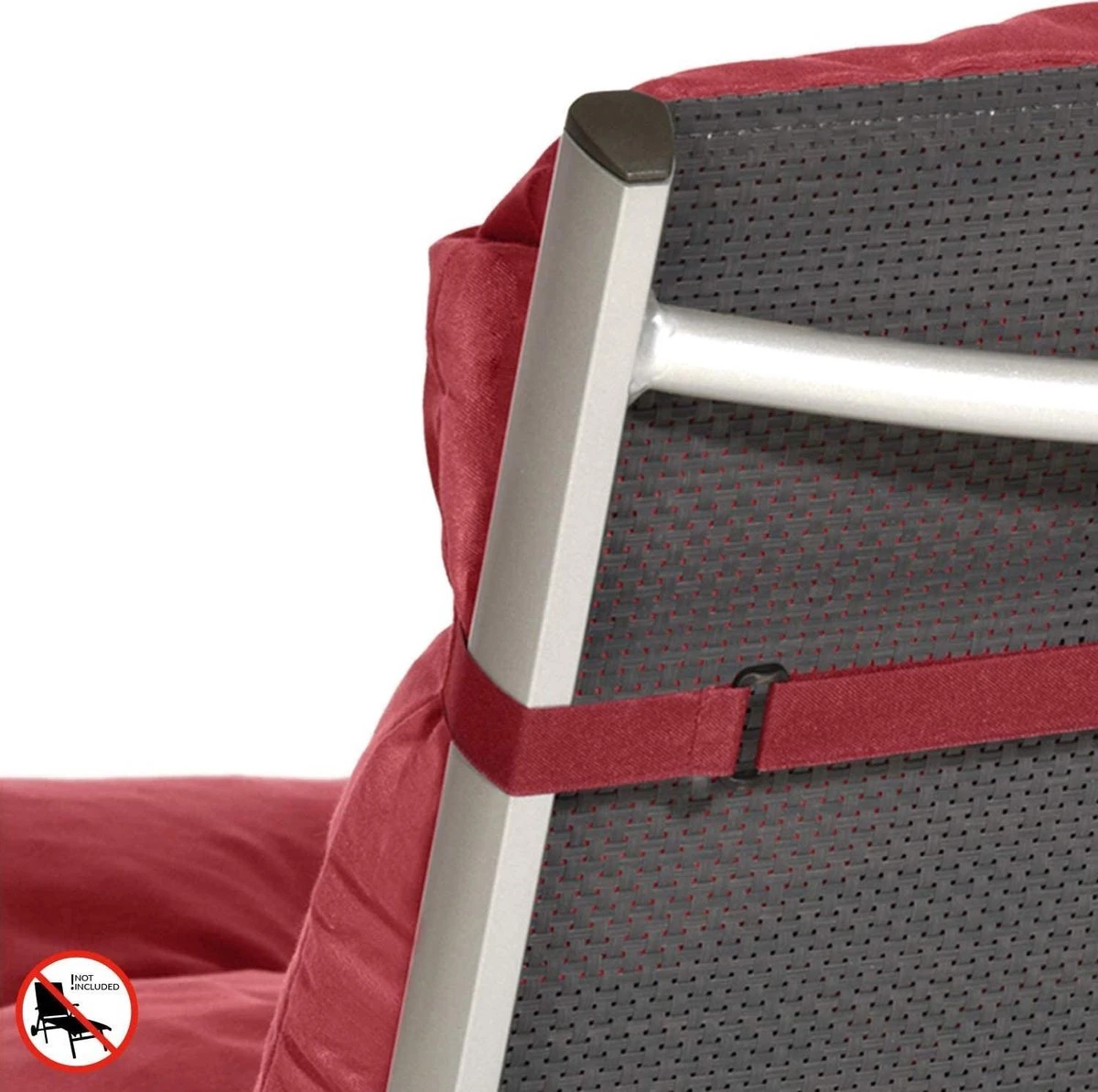 Beautissu Cushion Garden Cushion Lounger -Coussin De Bronzage Pour Salon De Jardin 190x60x8 Cm Rouge - Coussins De Jardin En Matelas Qualité Coussin - Flair RL 8 Beautissu Cushion Garden Cushion Lounger -Coussin De Bronzage Pour Salon De Jardin 190x60x8 Cm Rouge - Coussins De Jardin En Matelas Qualité Coussin - Flair RL – Image 8