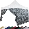Zijwand Pour Tente De Fête En Vrac - Tente De Fête Facile à Monter - Tente De Fête - Pavillon - Parois Latérales - Tente De Fête 3x3 - Chariot Inclus - Imperméable - Camouflage Urbain - Panneaux Latéraux L 300 Cm X H 200 Cm
