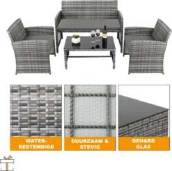 Ensembles De Jardin De Jardin 4 Personnes - Table De Jardin Avec Chaises - Coussins Lavables - Salons De Jardin - Salon De Jardin Salon De Jardin 10 Ensembles De Jardin De Jardin 4 Personnes - Table De Jardin Avec Chaises - Coussins Lavables - Salons De Jardin - Salon De Jardin Salon De Jardin -Jardin Meubles Magasin 1200x1195 21