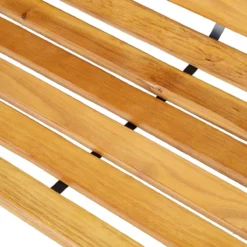 Nancy's Olney Garden Bench - Banc - Banc En Bois - 2 Places - Banc De Parc - Acier - Zwart - Marron - Naturel - 122 X 60 X 80 Cm -Jardin Meubles Magasin 1200x1198 1