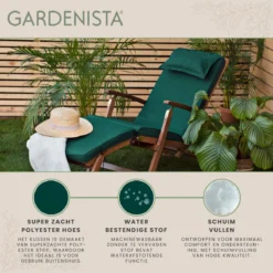 Coussin De Chaise Longue Résistant à Water De Rechange Gardenista Fabriqué En Nederland Rempli De Mousse -Jardin Meubles Magasin 1200x1198 101