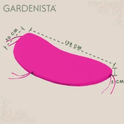 Coussin De Siège Résistant à L'eau Gardenista Pour Banc Banane Incurvé Confortable Et Léger, Idéal Pour Une Utilisation En Intérieur Et En Extérieur -Jardin Meubles Magasin 1200x1198 122