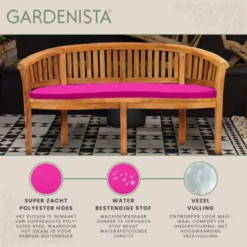 Coussin De Siège Résistant à L'eau Gardenista Pour Banc Banane Incurvé Confortable Et Léger, Idéal Pour Une Utilisation En Intérieur Et En Extérieur -Jardin Meubles Magasin 1200x1198 124