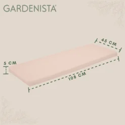 Gardenista Banc De Jardin Coussin De Terrasse Mobilier De Canapé D'extérieur Coussin De Canapé 2 Places Matériau Résistant à Water Confortable Durable Et Léger, Pierre 11 Gardenista Banc De Jardin Coussin De Terrasse Mobilier De Canapé D'extérieur Coussin De Canapé 2 Places Matériau Résistant à Water Confortable Durable Et Léger, Pierre -Jardin Meubles Magasin 1200x1198 146