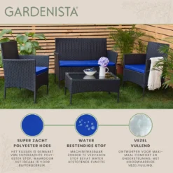 Gardenista Kussen De Siège D'extérieur Pour Meubles En Rotin Coussin De Meubles De Jardin Water Rembourrage De Chaise De Meubles De Patio Léger Et Durable -Jardin Meubles Magasin 1200x1198 155