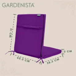 Gardenista Chaise De Jardin À Dossier Haut Coussin De Siège Plein Air Intérieur Kussen D'assise Matériau Résistant À L'eau Doux Durable Et Confortable -Jardin Meubles Magasin 1200x1198 170