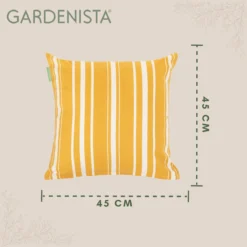 Coussin De Jardin D'extérieur Imprimé Et Déperlant Gardenista Matière Douce Et Respirante En Toile Traitée Kussen Design En Coton Garni De Fibres Creuses Hypoallergénique -Jardin Meubles Magasin 1200x1198 173