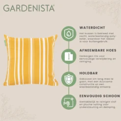 Coussin De Jardin D'extérieur Imprimé Et Déperlant Gardenista Matière Douce Et Respirante En Toile Traitée Kussen Design En Coton Garni De Fibres Creuses Hypoallergénique -Jardin Meubles Magasin 1200x1198 175