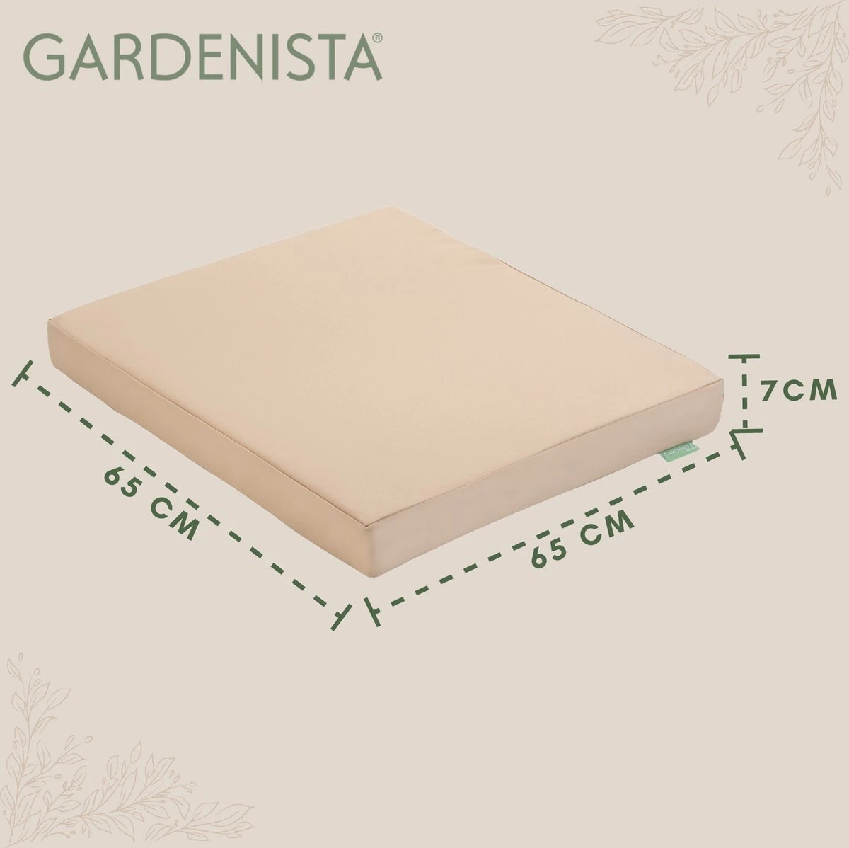 Comfy Coussins De Siège D'extérieur Pour Meubles En Rotin Coussins De Mobilier De Jardin Rembourrage De Terrasse Résistant à Water Confortable Et Léger 65 X 65 X 7 Cm 7 Comfy Coussins De Siège D'extérieur Pour Meubles En Rotin Coussins De Mobilier De Jardin Rembourrage De Terrasse Résistant à Water Confortable Et Léger 65 X 65 X 7 Cm – Image 7