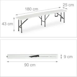 Relaxdays Banc De Bière Ensemble De 2 Pièces - Banc De Jardin Pliable - Banc De Pique-nique - Banc Au Camping 11 Relaxdays Banc De Bière Ensemble De 2 Pièces - Banc De Jardin Pliable - Banc De Pique-nique - Banc Au Camping -Jardin Meubles Magasin 1200x1198 2