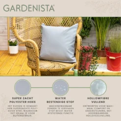 Gardenista Jardin Coussins D'extérieur Jeter Mousse Miette Hypoallergénique Rempli Patio Rotin Chaise Motif Meubles Kussen Résistant À L'eau Multi 60cm Taille -Jardin Meubles Magasin 1200x1198 202