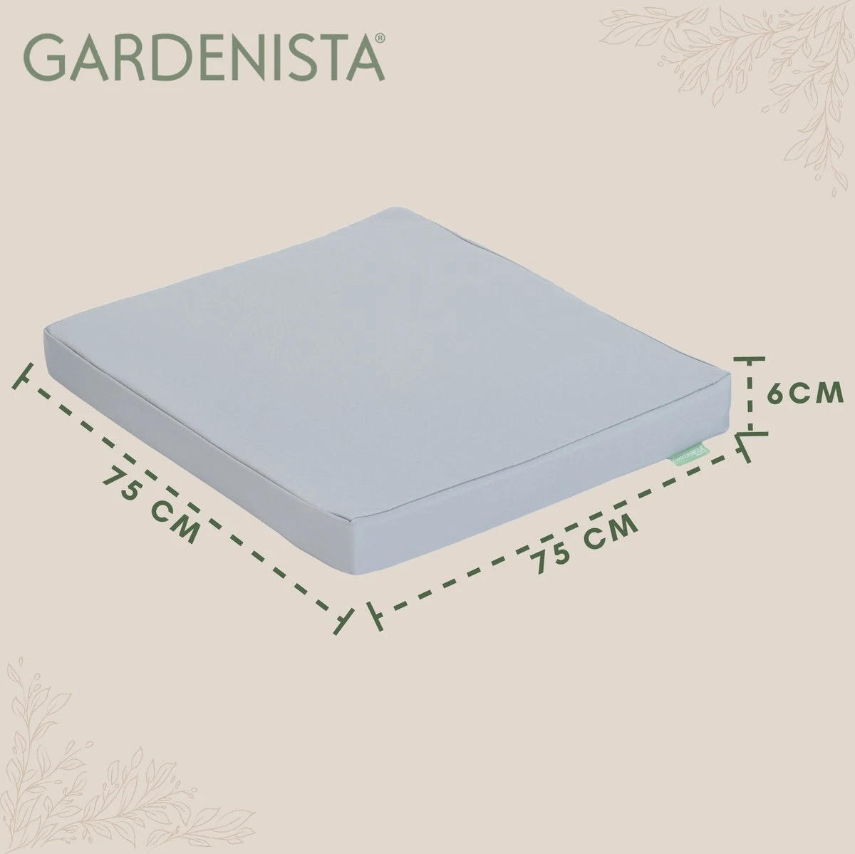 Comfy Coussins De Siège D'extérieur Pour Meubles En Rotin Coussins De Mobilier De Jardin Rembourrage De Terrasse Résistant à Water Confortable Et Léger 75 X 75 X 6 Cm 7 Comfy Coussins De Siège D'extérieur Pour Meubles En Rotin Coussins De Mobilier De Jardin Rembourrage De Terrasse Résistant à Water Confortable Et Léger 75 X 75 X 6 Cm – Image 7