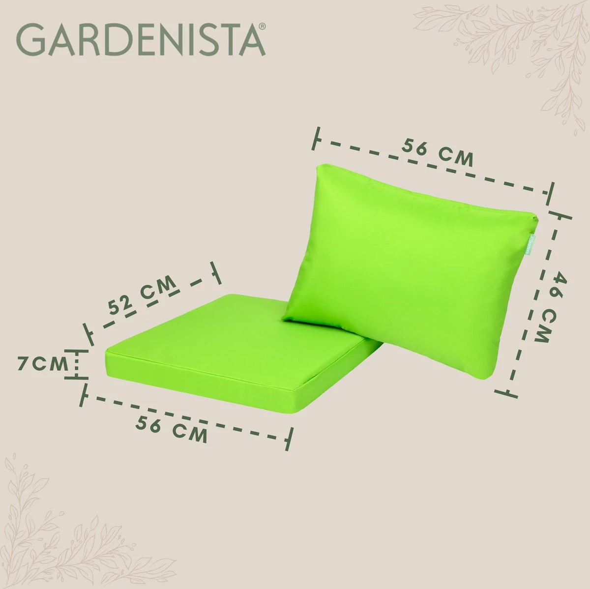Gardenista Coussins De Siège D'extérieur Pour Meubles En Rotin Coussins De Meubles De Jardin Pour Meubles De Terrasse Résistants à L'eau En Californie Rembourrage De Chaise Léger Et Durable 4 Gardenista Coussins De Siège D'extérieur Pour Meubles En Rotin Coussins De Meubles De Jardin Pour Meubles De Terrasse Résistants à L'eau En Californie Rembourrage De Chaise Léger Et Durable – Image 4