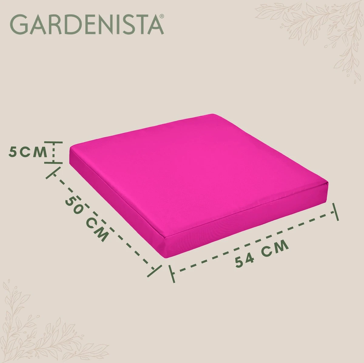 Gardenista Kussen De Remplacement En Rotin Pour Meubilair De Patio Rembourrage De Chaise Coussin De Siège Plein Air Résistant à L'eau Set De 2 Pièces 7 Gardenista Kussen De Remplacement En Rotin Pour Meubilair De Patio Rembourrage De Chaise Coussin De Siège Plein Air Résistant à L'eau Set De 2 Pièces – Image 7