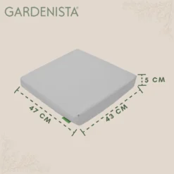 Gardenista Coussin De Remplacement Pour Chaise De Jardin En Rotin Assis Meubles De Terrasse Extérieur Résistant à L'eau Confortable Durable Et Léger -Jardin Meubles Magasin 1200x1198 54