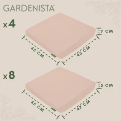 Gardenista Set De Coussins De Siège D'extérieur Pour Meubles En Rotin Coussins De Meubles D'extérieur Résistants à L'eau Rembourrage De Chaise De Meubles De Patio Léger Et Durable 12 Pièces 9 Gardenista Set De Coussins De Siège D'extérieur Pour Meubles En Rotin Coussins De Meubles D'extérieur Résistants à L'eau Rembourrage De Chaise De Meubles De Patio Léger Et Durable 12 Pièces -Jardin Meubles Magasin 1200x1198 69