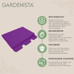 Gardenista Coussin De Jardin Pour Balançoires Hamacs Et Canapés Coussin De Siège De Meubles De Patio Plein Air Résistant À L'eau, Doux Et Confortable -Jardin Meubles Magasin 1200x1198 78