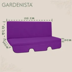Gardenista Coussin De Jardin Pour Balançoires Hamacs Et Canapés Coussin De Siège De Meubles De Patio Plein Air Résistant À L'eau, Doux Et Confortable -Jardin Meubles Magasin 1200x1198 79