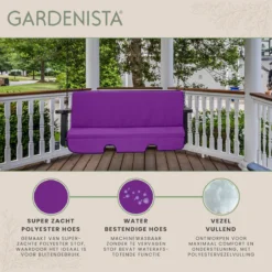 Gardenista Coussin De Jardin Pour Balançoires Hamacs Et Canapés Coussin De Siège De Meubles De Patio Plein Air Résistant À L'eau, Doux Et Confortable -Jardin Meubles Magasin 1200x1198 80