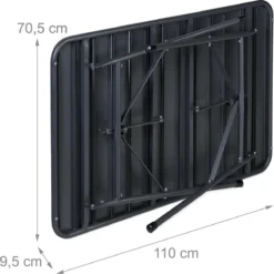 Relaxdays Table De Jardin Pliable En Métal - Table Pliante Résistante Aux Intempéries - Table De Patio - Table De Camping 17 Relaxdays Table De Jardin Pliable En Métal - Table Pliante Résistante Aux Intempéries - Table De Patio - Table De Camping -Jardin Meubles Magasin 1200x1199 11