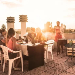 Table De Jardin Relaxdays Ronde - Table De Balcon - Table D'appoint De Jardin - Table De Patio - Table D'extérieur étroite -Jardin Meubles Magasin 1200x1199 7