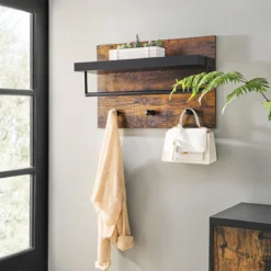 Étagère Murale Flottante - Industriel - Support Mural - Étagère Murale - Étagère à Livres - Étagère Photo - Wit - 75x19x47cm -Jardin Meubles Magasin 1200x1200 1018