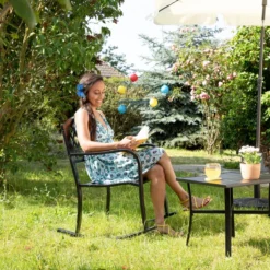 Relaxdays Chaise Berçante à L'extérieur - Chaise De Jardin Balançoire - Fonte - Siège De Jardin - Noir Antique 12 Relaxdays Chaise Berçante à L'extérieur - Chaise De Jardin Balançoire - Fonte - Siège De Jardin - Noir Antique -Jardin Meubles Magasin 1200x1200 1025