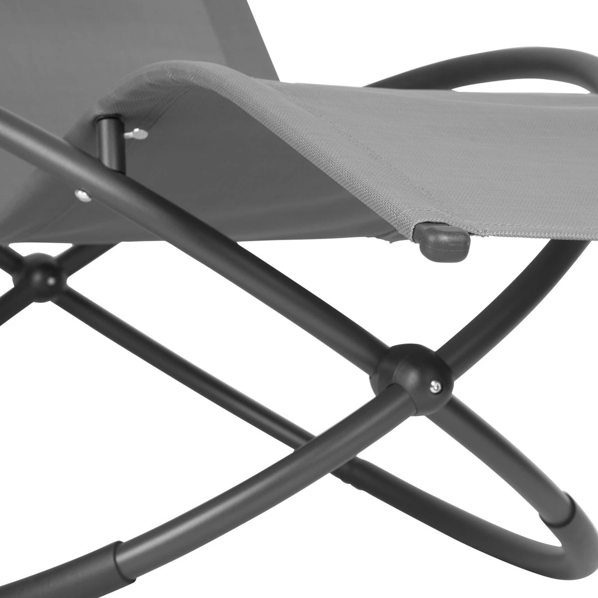 Chaise à Bascule Kamyra® Pour Extérieur - Chaise Longue, Chaise De Jardin, Chaise Longue - Résistant Aux Intempéries Et Confortable - 152x53x88 Cm - Grijs 2 Chaise à Bascule Kamyra® Pour Extérieur - Chaise Longue, Chaise De Jardin, Chaise Longue - Résistant Aux Intempéries Et Confortable - 152x53x88 Cm - Grijs – Image 2