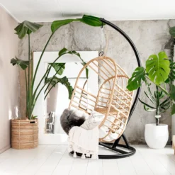 Moodadventures | Chaises Suspendues | Chaise Suspendue Dark Rattan The Natural | Capacité De Charge 200kg -Jardin Meubles Magasin 1200x1200 1096