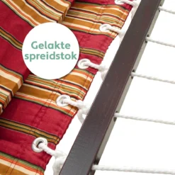 Hamac Avec Support 2 Personnes / 200kg, 190 * 140, Kussen Amovible, Résistant Aux Intempéries Résistant Aux UV (rouge / Jaune) VITA5 -Jardin Meubles Magasin 1200x1200 110