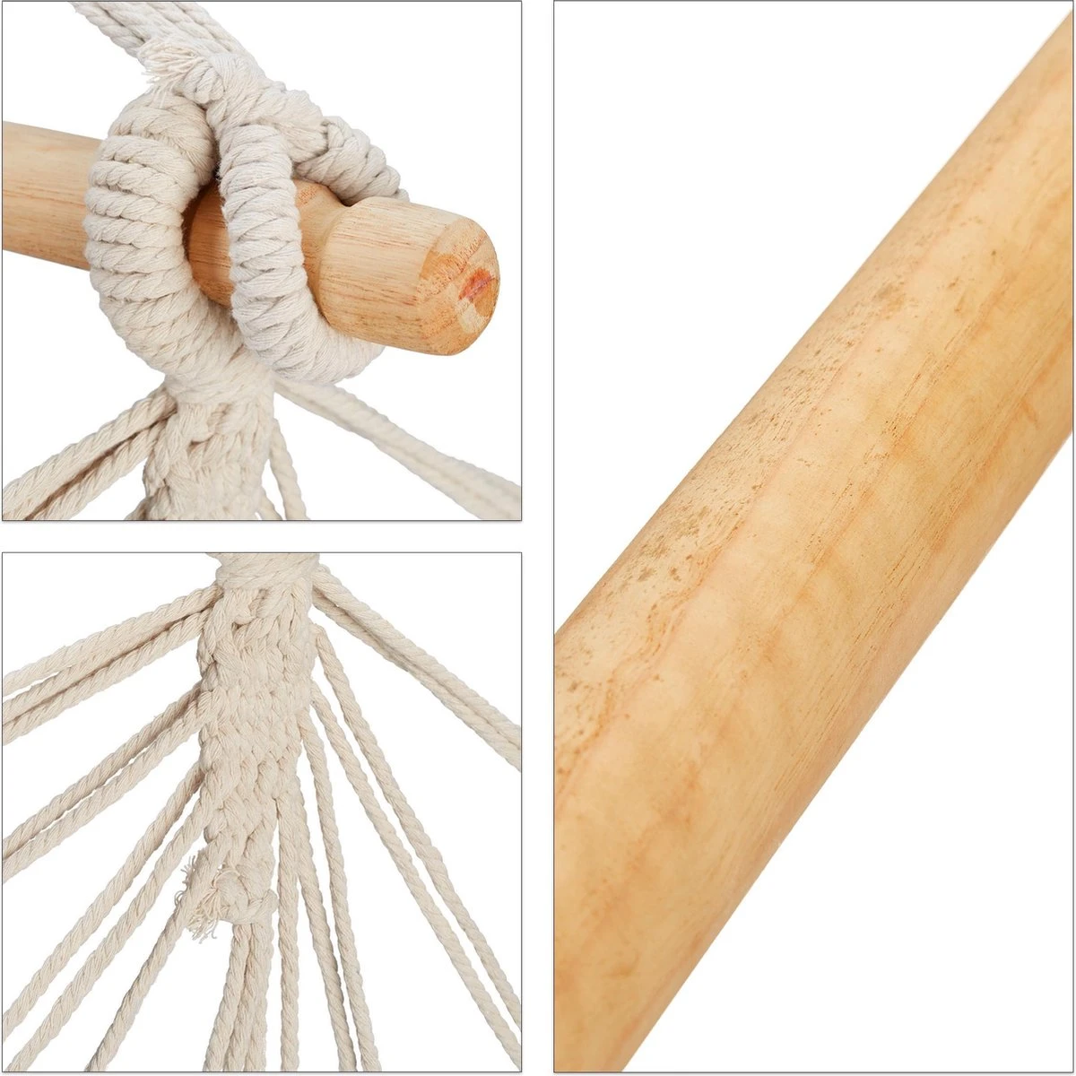 Fauteuil Suspendu Relaxdays - Moderne - Coton - 150 Kg - Chaise Hamac - Intérieur Et Extérieur Color Mix 1 8 Fauteuil Suspendu Relaxdays - Moderne - Coton - 150 Kg - Chaise Hamac - Intérieur Et Extérieur Color Mix 1 – Image 8