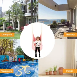 Chaise Suspendue Pour Enfants, Panier Suspendu Avec Kussen En PVC, Balançoire Suspendue Pour Enfants Pour L'intérieur Et L'extérieur -Jardin Meubles Magasin 1200x1200 1191