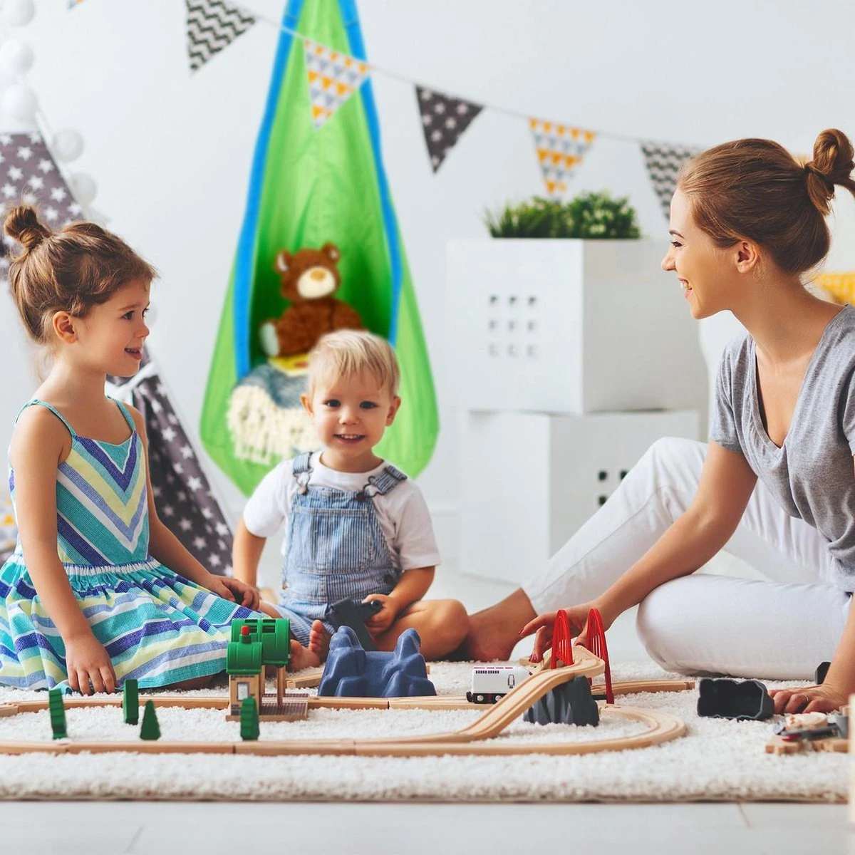 Fauteuil Suspendu Enfant Relaxdays - Fauteuil Suspendu Enfant - Extérieur - Nid De Pie - 70 Kg - Jardin Enfant Bleu / Vert 4 Fauteuil Suspendu Enfant Relaxdays - Fauteuil Suspendu Enfant - Extérieur - Nid De Pie - 70 Kg - Jardin Enfant Bleu / Vert – Image 4