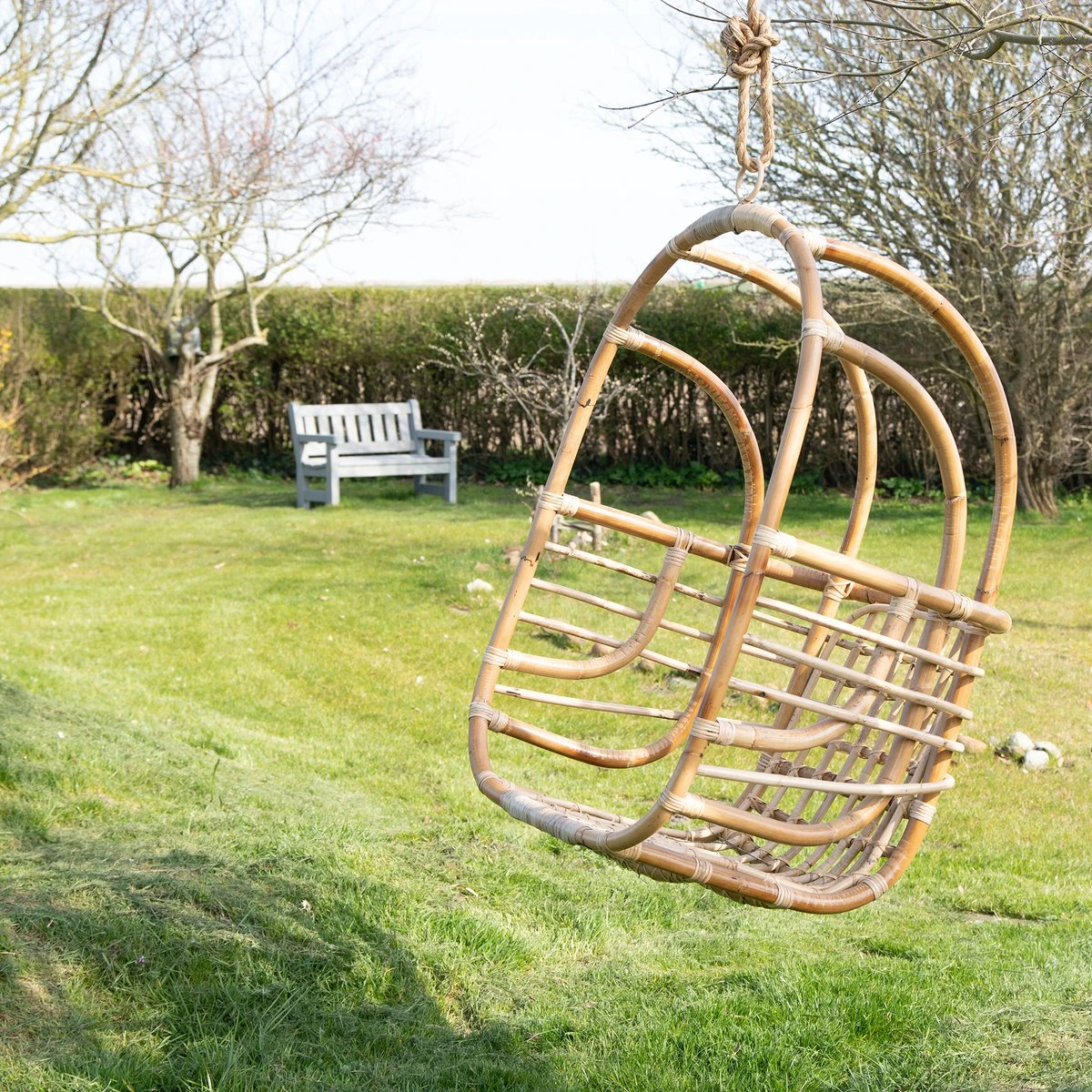 Mobilier De Jardin | Fauteuil Suspendu The Vibe Light Rotin | Résistant Aux Intempéries | Capacité : 200 Kilos 5 Mobilier De Jardin | Fauteuil Suspendu The Vibe Light Rotin | Résistant Aux Intempéries | Capacité : 200 Kilos – Image 5