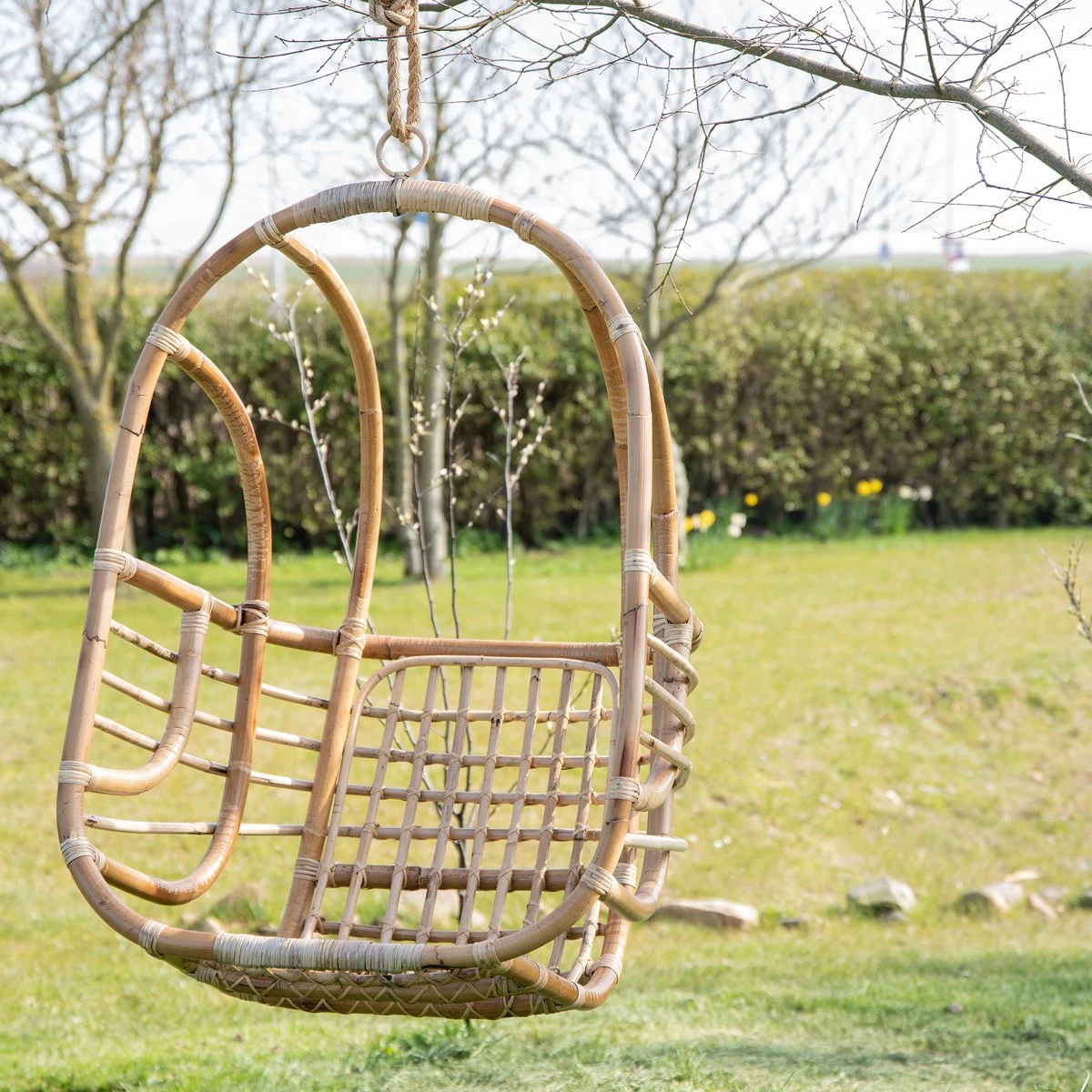 Mobilier De Jardin | Fauteuil Suspendu The Vibe Light Rotin | Résistant Aux Intempéries | Capacité : 200 Kilos 6 Mobilier De Jardin | Fauteuil Suspendu The Vibe Light Rotin | Résistant Aux Intempéries | Capacité : 200 Kilos – Image 6