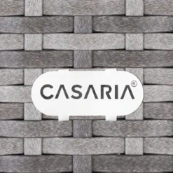 Casaria Set De 2 Chaises De Jardin De Jardin Polyrotin Coussins 7cm Empilables Grijs -Jardin Meubles Magasin 1200x1200 1336