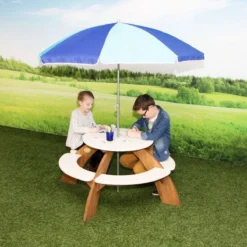 AXI Orion Table Pique Nique Enfant Ronde En Bois Marron & Blanc - Table Picnic Avec Parasol Pour Le Jardin 23 AXI Orion Table Pique Nique Enfant Ronde En Bois Marron & Blanc - Table Picnic Avec Parasol Pour Le Jardin -Jardin Meubles Magasin 1200x1200 1361