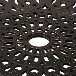 Relaxdays Table De Jardin Ronde - Table De Balcon Avec Trou De Parasol - Table Basse - Table D'appoint De Jardin -Jardin Meubles Magasin 1200x1200 1407