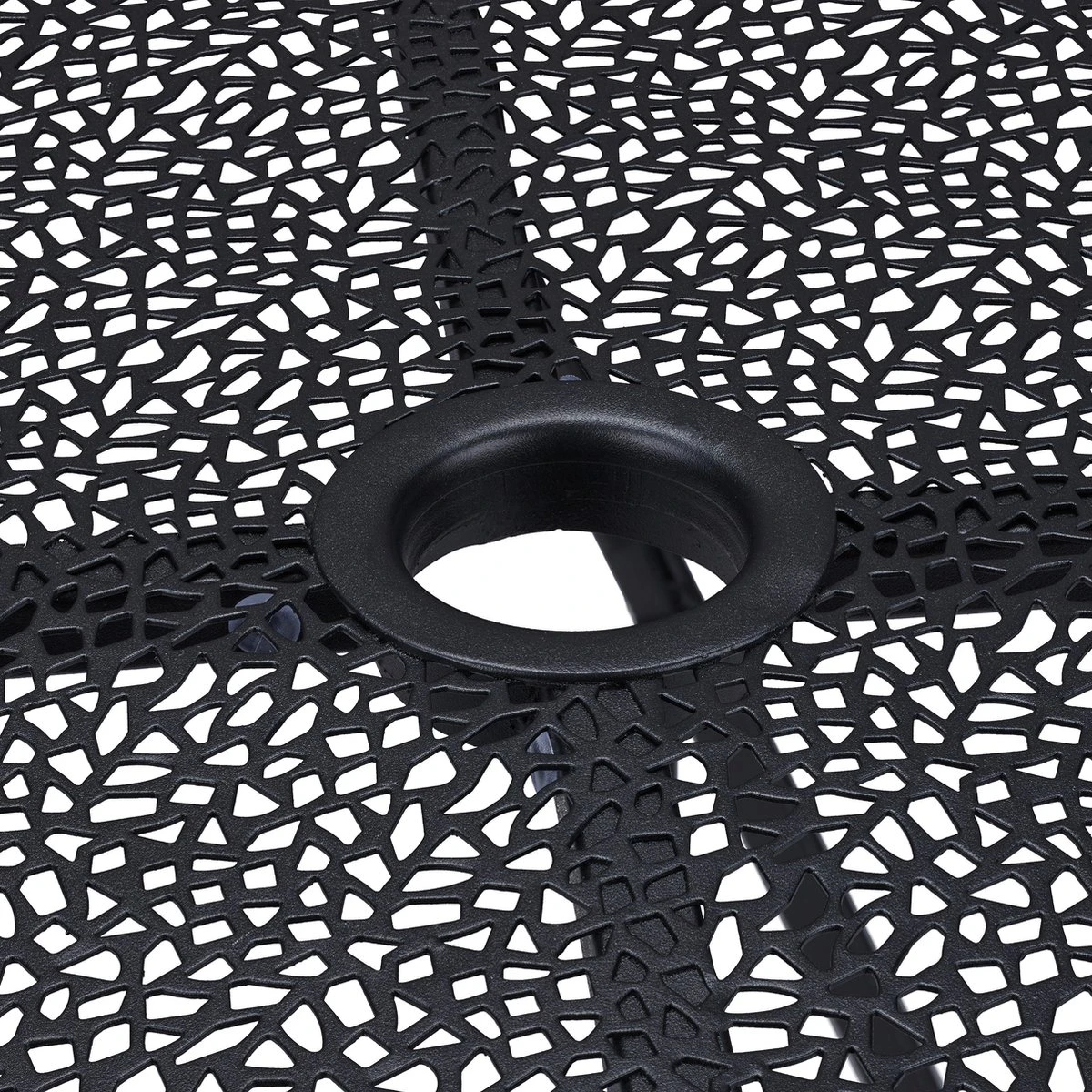 Relaxdays Table De Balcon Pliante - Table D'appoint De Jardin - Table De Jardin Ronde - Table Bistrot - Noir 6 Relaxdays Table De Balcon Pliante - Table D'appoint De Jardin - Table De Jardin Ronde - Table Bistrot - Noir – Image 6