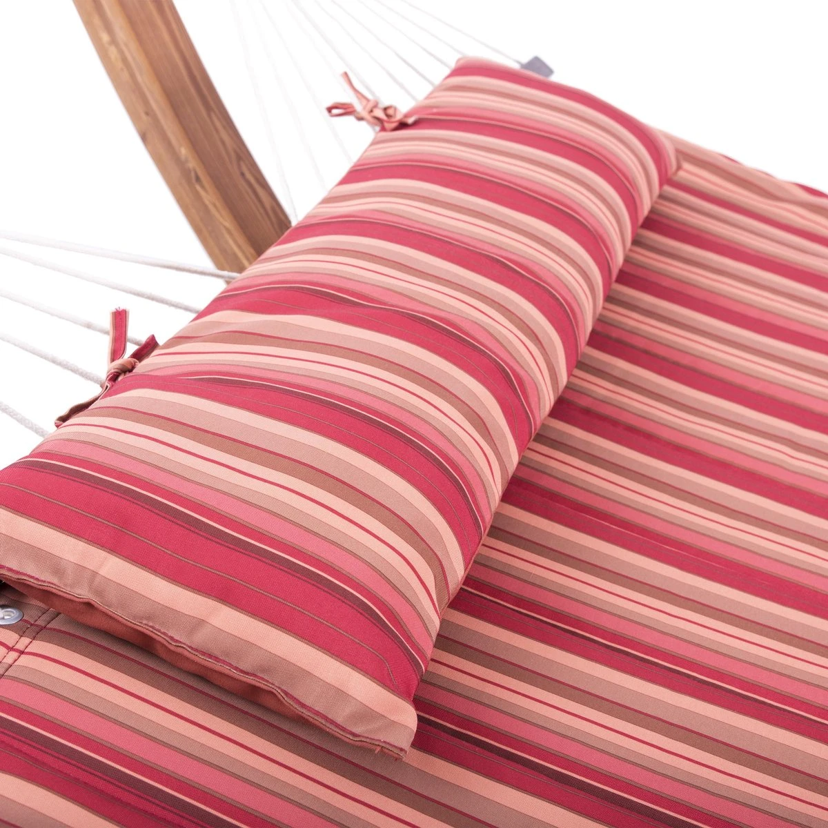 AXI Hawaï Hamac Double XXL - Hamac 2 Personnes En Rouge Avec Support En Bois - Pour L’extérieur Pour Jardin, Terrasse, Balcon 4 AXI Hawaï Hamac Double XXL - Hamac 2 Personnes En Rouge Avec Support En Bois - Pour L’extérieur Pour Jardin, Terrasse, Balcon – Image 4