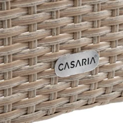 Table De Jardin En Polyrotin Casaria Plateau De Table En Verres 58x58x45 Cm Table D'appoint Beige Grijs -Jardin Meubles Magasin 1200x1200 1446