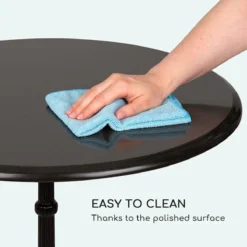 Table Bistro Blumfeldt Patras - Table De Jardin 60 X 71 Cm (ØxH) - Plateau En Marbre - Base En Fonte - Pour L'intérieur Et L'extérieur - Résistant Aux Intempéries - Design Art Nouveau -Jardin Meubles Magasin 1200x1200 1450