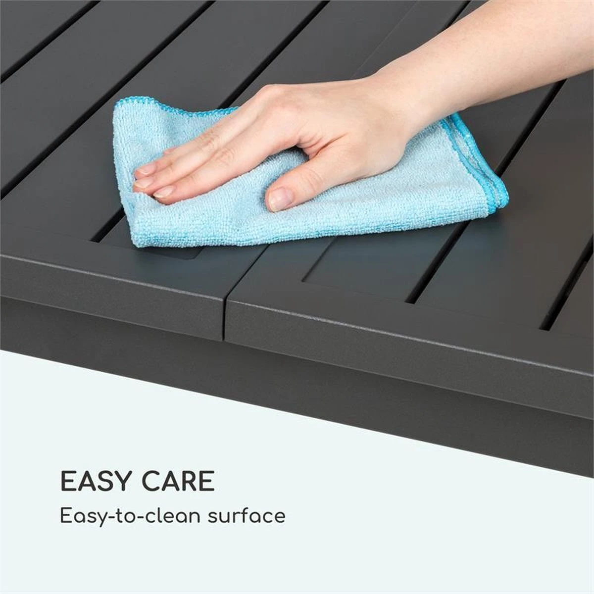 Table De Jardin Blumfeldt Toledo 213 X 90 Cm - à Rallonge - Structure En Aluminium Stable Avec Revêtement En Poudre - Anthracite 4 Table De Jardin Blumfeldt Toledo 213 X 90 Cm - à Rallonge - Structure En Aluminium Stable Avec Revêtement En Poudre - Anthracite – Image 4