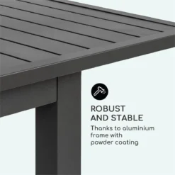 Table De Jardin Blumfeldt Toledo 213 X 90 Cm - à Rallonge - Structure En Aluminium Stable Avec Revêtement En Poudre - Anthracite 11 Table De Jardin Blumfeldt Toledo 213 X 90 Cm - à Rallonge - Structure En Aluminium Stable Avec Revêtement En Poudre - Anthracite -Jardin Meubles Magasin 1200x1200 1478