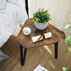Set De Table D'appoint VASAGLE, 3 Pcs. Tables De Chevet, Tables Basses, Avec Pieds En Métal, Construction Simple, Design Industriel, Vintage Marron-noir LNT14BX -Jardin Meubles Magasin 1200x1200 1485